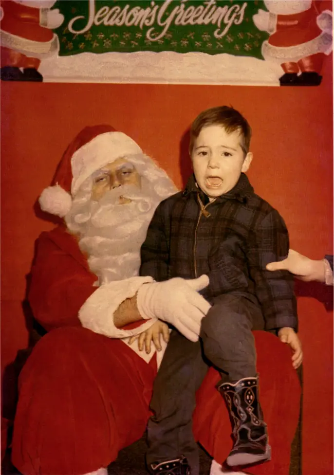 Creepy Santa Gropes Kid