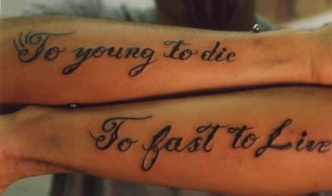 To Young To Die Stupid Spell