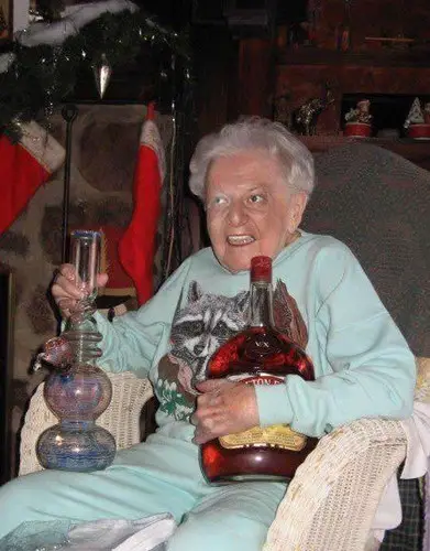 Grandma Hold Bong and Bozoe Until You Pry Them Cold Dead hands